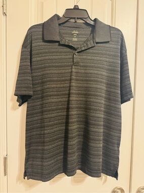 5 for $20. Haggar Striped Short-Sleeve Polos